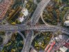 Największe węzły autostradowe na świecie – mamy je w Polsce! węzeł drogowy z lotu ptaka